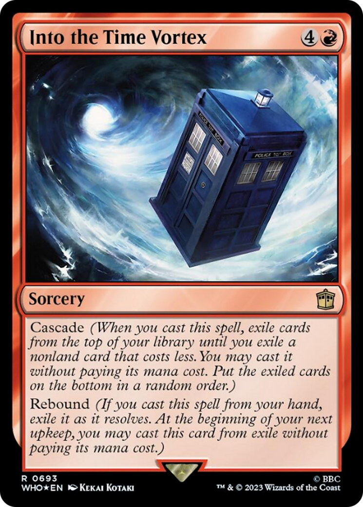 Into the Time Vortex (Surge Foil) [Doctor Who] | Good Games Cannington