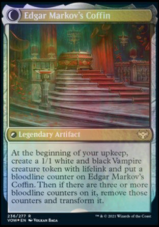 Edgar, Charmed Groom // Edgar Markov's Coffin [Innistrad: Crimson Vow Prerelease Promos] | Good Games Cannington
