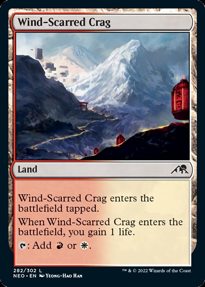 Wind-Scarred Crag [Kamigawa: Neon Dynasty] | Good Games Cannington