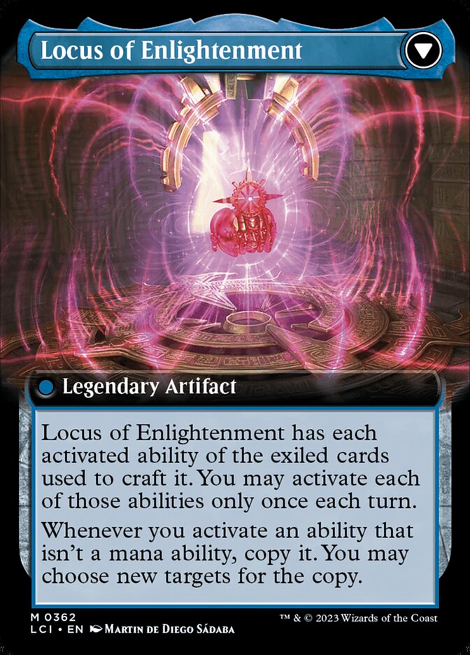 The Enigma Jewel // Locus of Enlightenment (Extended Art) [The Lost Caverns of Ixalan] | Good Games Cannington