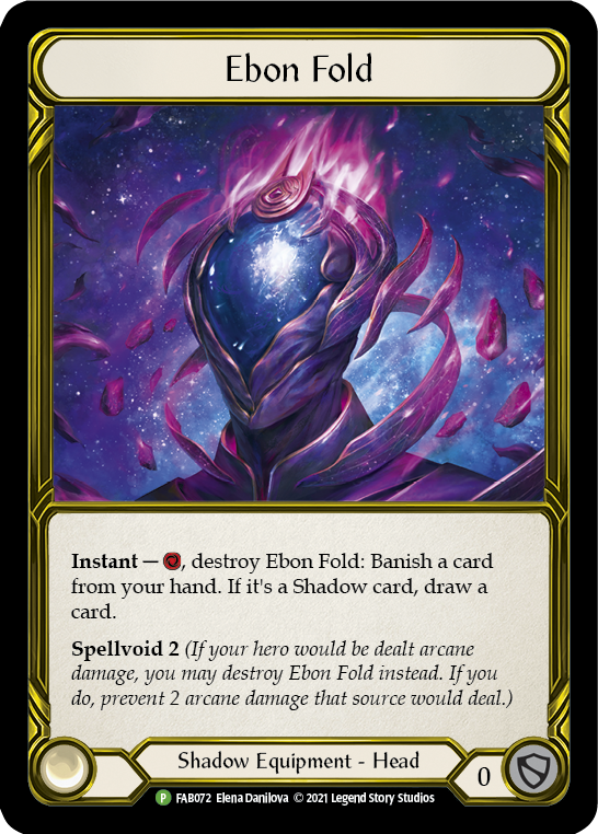 Ebon Fold (Golden) [FAB072] (Promo)  Cold Foil | Good Games Cannington