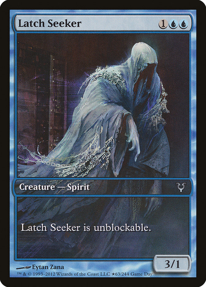 Latch Seeker (Game Day) [Avacyn Restored Promos] | Good Games Cannington