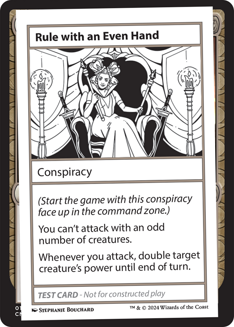 Rule with an Even Hand [Mystery Booster 2 Playtest Cards] | Good Games Cannington