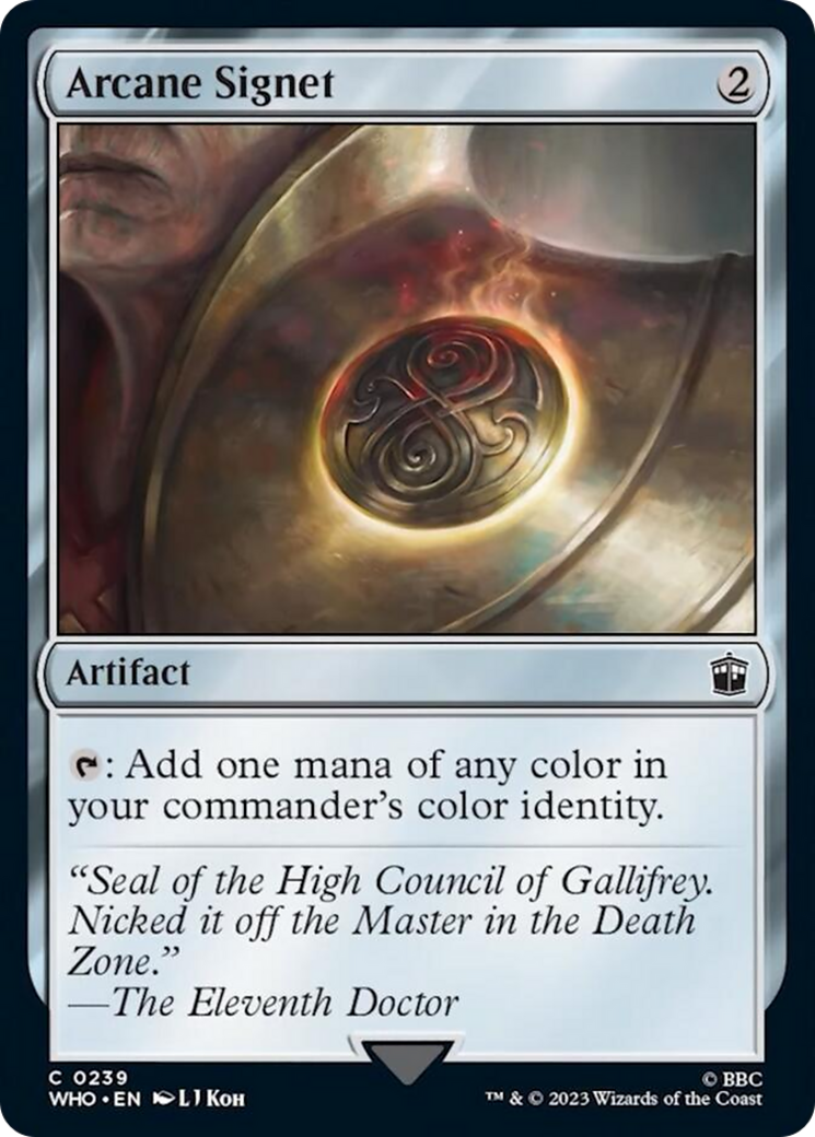 Arcane Signet [Doctor Who] | Good Games Cannington
