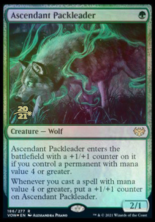Ascendant Packleader [Innistrad: Crimson Vow Prerelease Promos] | Good Games Cannington