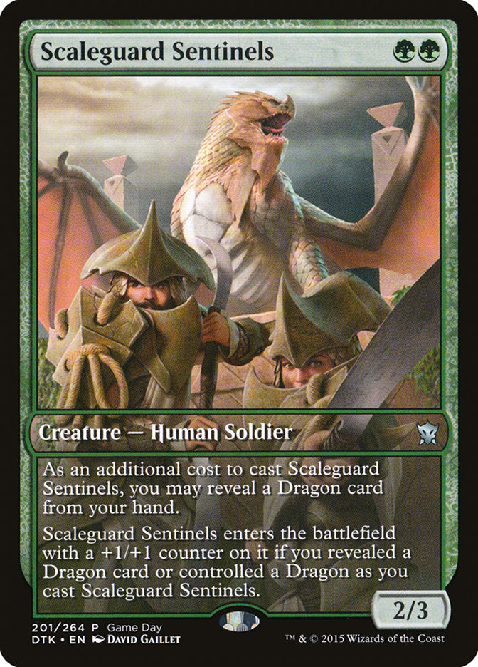 Scaleguard Sentinels (Game Day) [Dragons of Tarkir Promos] | Good Games Cannington