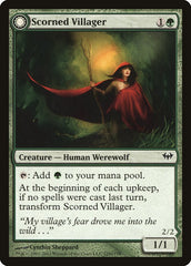 Scorned Villager // Moonscarred Werewolf [Dark Ascension] | Good Games Cannington