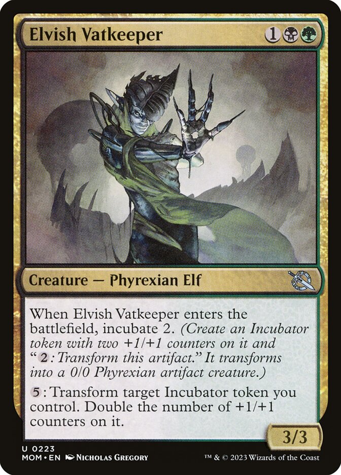 Elvish Vatkeeper 223 (March of the Machine)  - Foil | Good Games Cannington