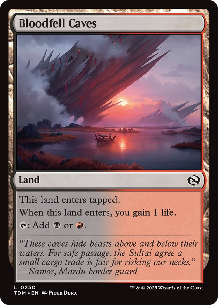 Bloodfell Caves [Tarkir: Dragonstorm] | Good Games Cannington