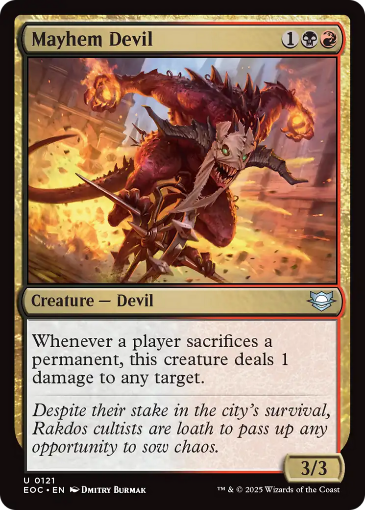 Mayhem Devil [Edge of Eternities Commander] | Good Games Cannington