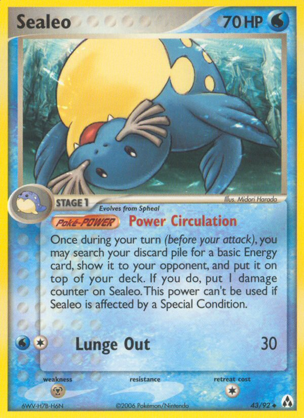 Sealeo (43/92) [EX: Legend Maker] | Good Games Cannington