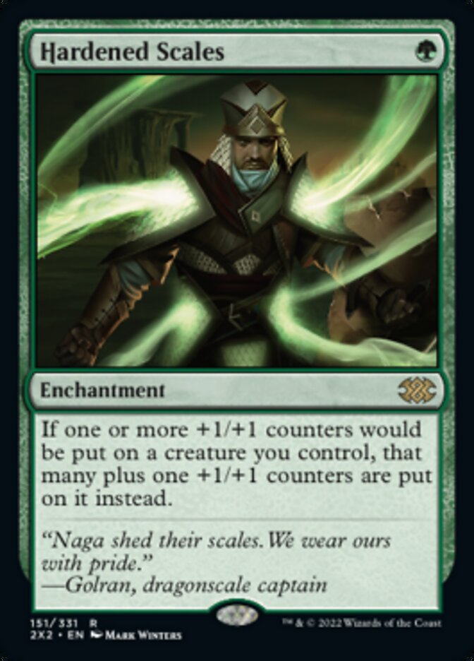 Hardened Scales [Double Masters 2022] | Good Games Cannington