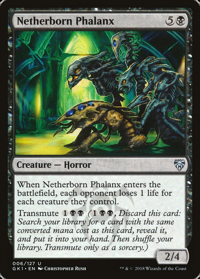 Netherborn Phalanx [Guilds of Ravnica Guild Kit] | Good Games Cannington