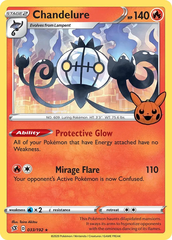 Chandelure (033/192) [Trick or Trade] | Good Games Cannington