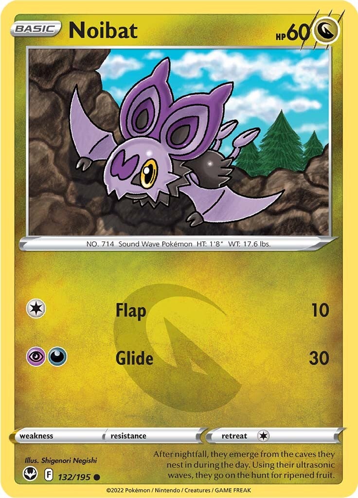 Noibat (132/195) [Sword & Shield: Silver Tempest] | Good Games Cannington