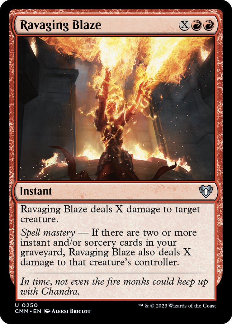 Ravaging Blaze [Commander Masters] | Good Games Cannington