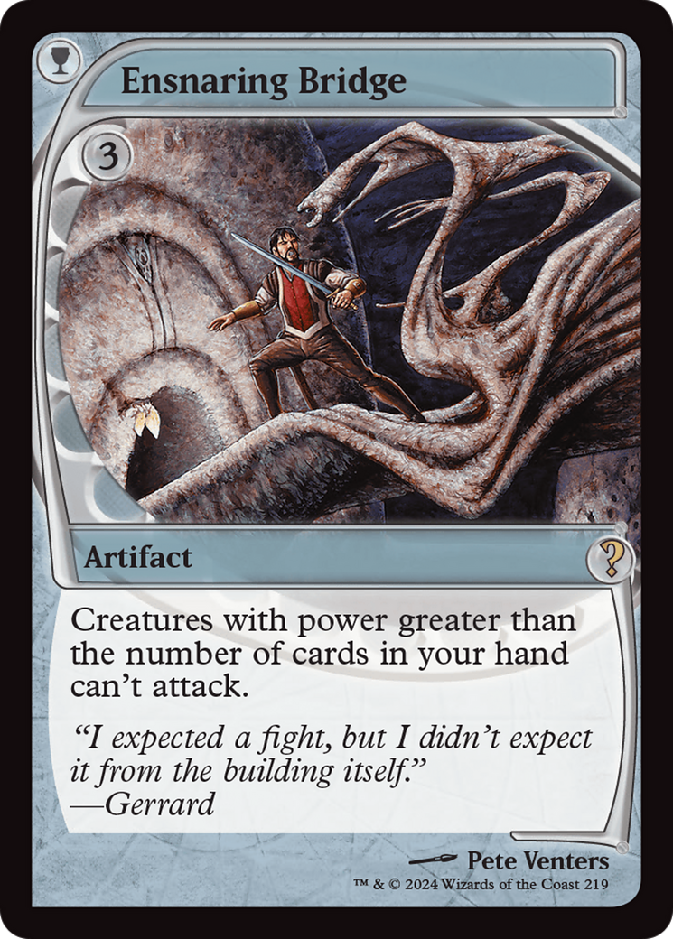 Ensnaring Bridge (Future Sight) [Mystery Booster 2] | Good Games Cannington