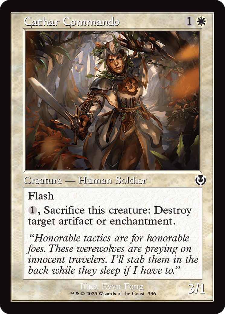 Cathar Commando (Retro Frame) [Innistrad Remastered] | Good Games Cannington