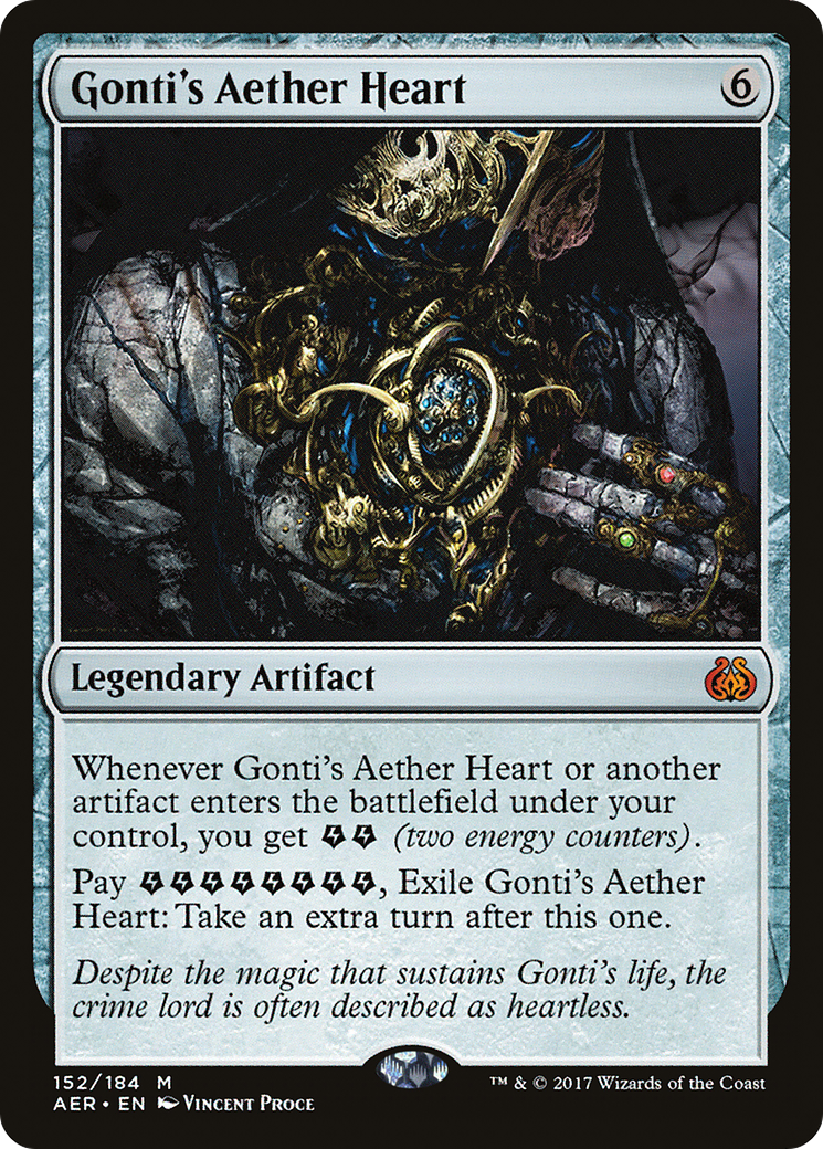 Gonti's Aether Heart (Ripple Foil) [Modern Horizons 3 Commander] | Good Games Cannington