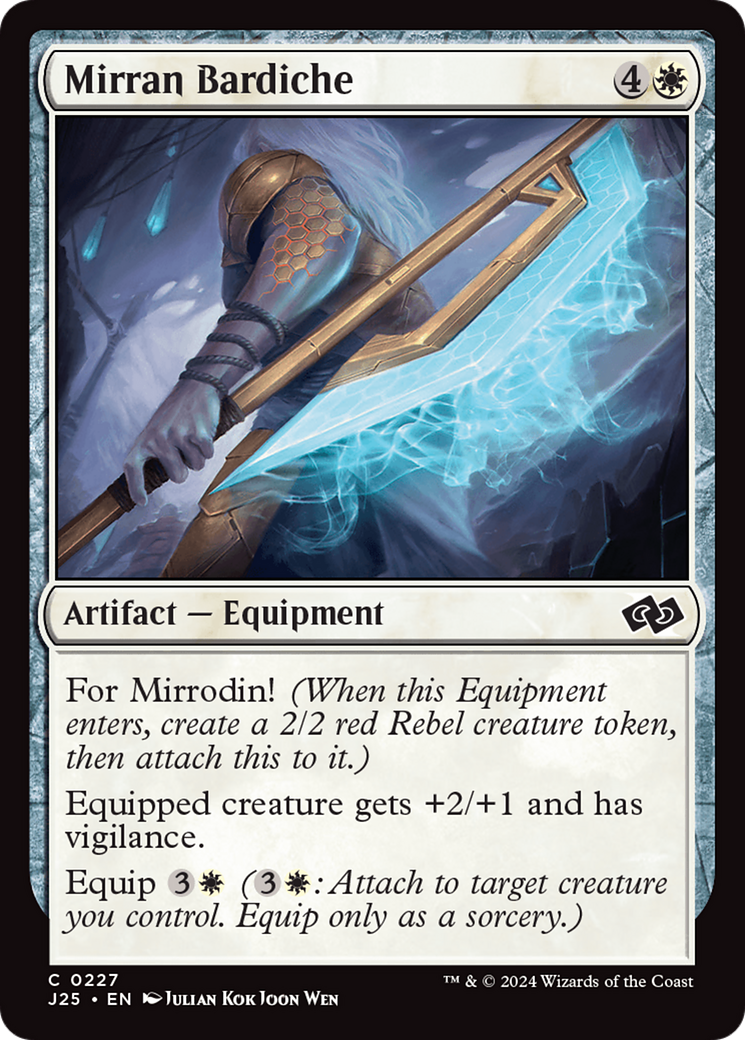 Mirran Bardiche [Foundations Jumpstart] | Good Games Cannington