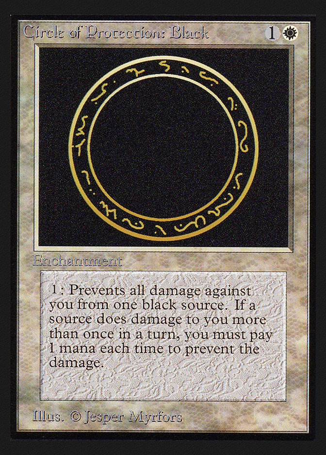 Circle of Protection: Black [Collectors' Edition] | Good Games Cannington