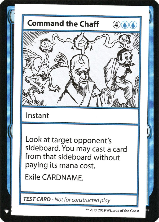 Command the Chaff [Mystery Booster Playtest Cards] | Good Games Cannington