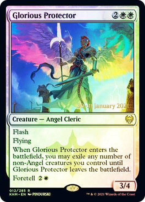 Glorious Protector [Kaldheim Prerelease Promos] | Good Games Cannington
