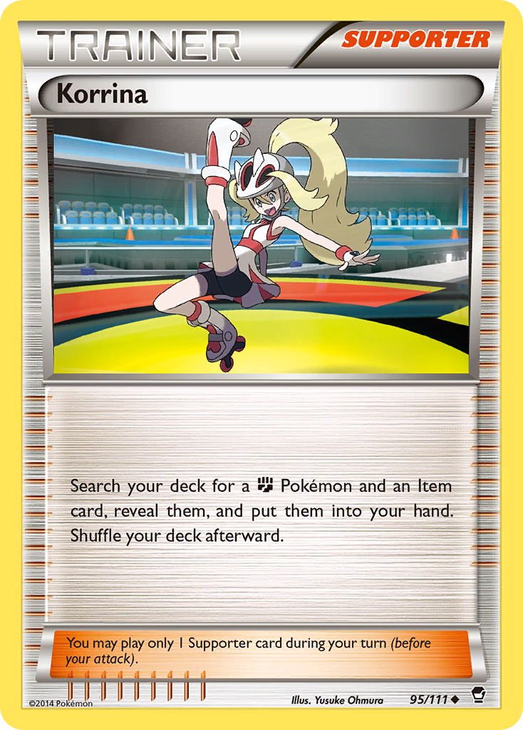 Korrina (95/111) [XY: Furious Fists] | Good Games Cannington