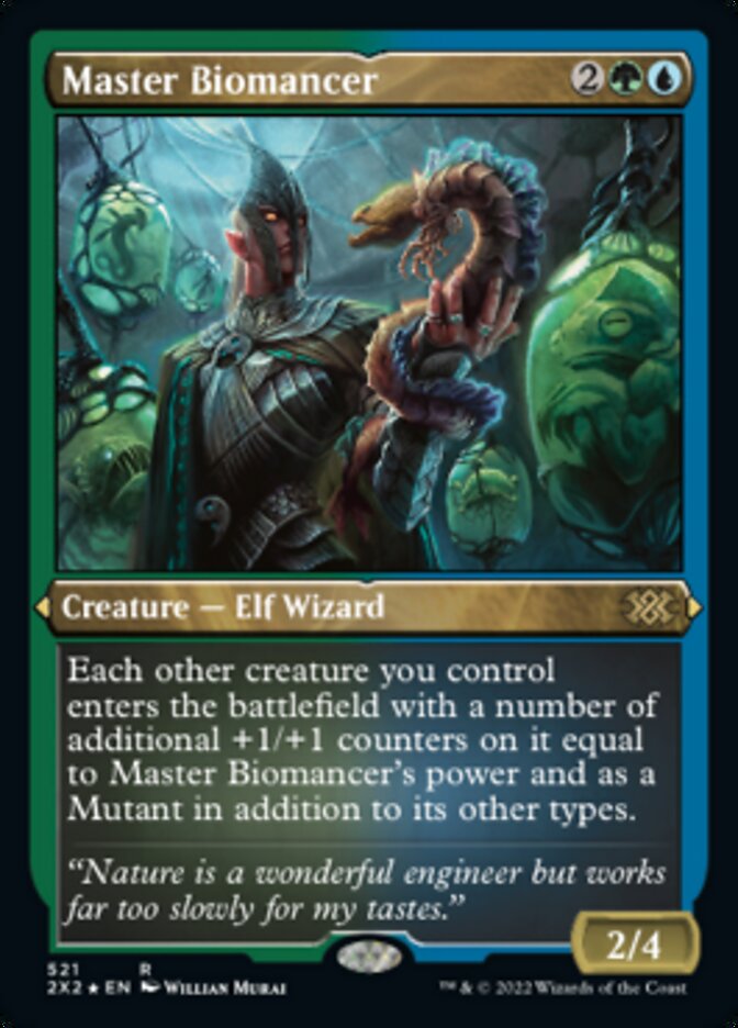 Master Biomancer (Foil Etched) [Double Masters 2022] | Good Games Cannington