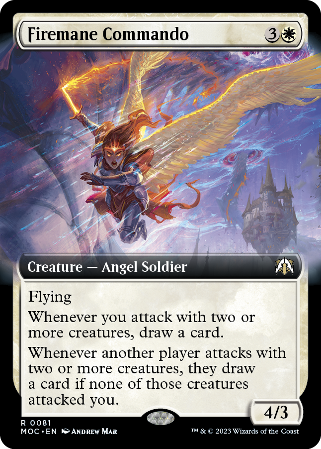 Firemane Commando (Extended Art) [March of the Machine Commander] | Good Games Cannington
