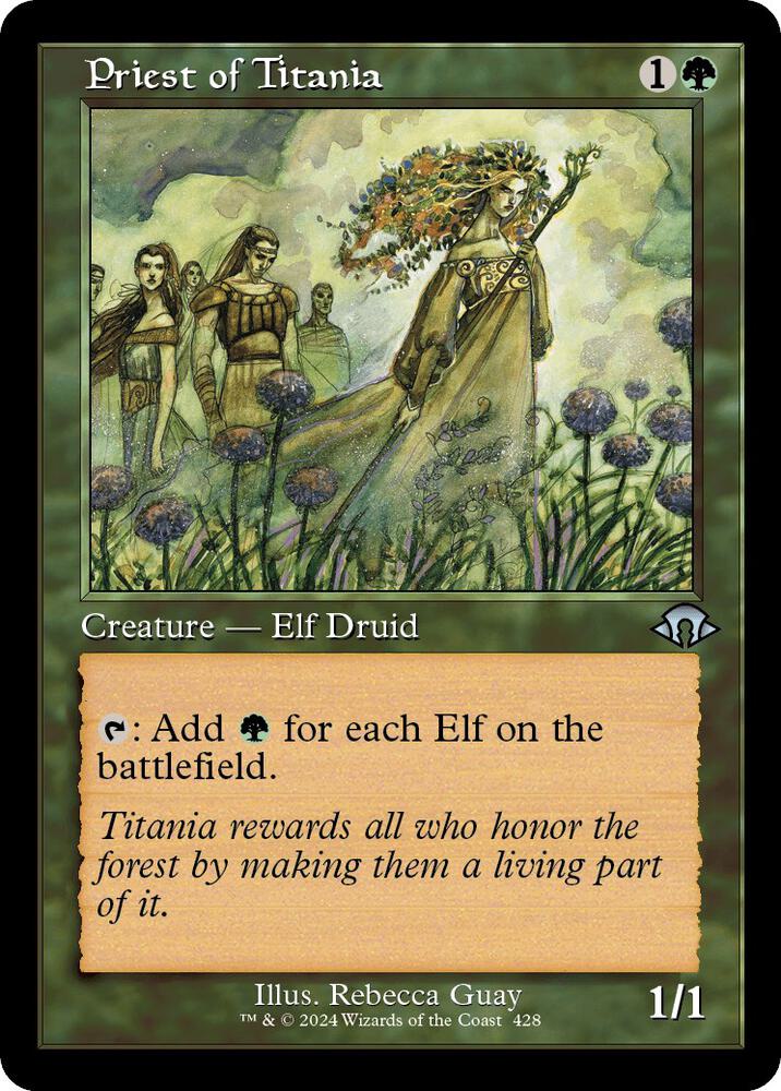 Priest of Titania 428 (Modern Horizons 3)  - Retro | Good Games Cannington