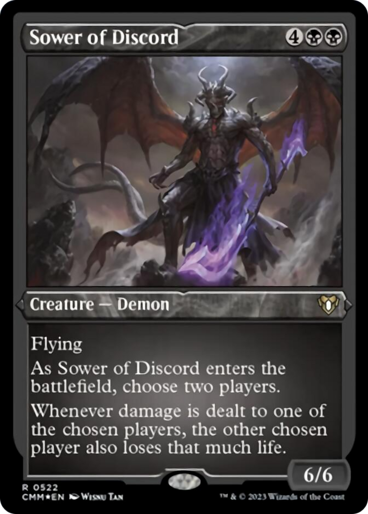 Sower of Discord (Foil Etched) [Commander Masters] | Good Games Cannington