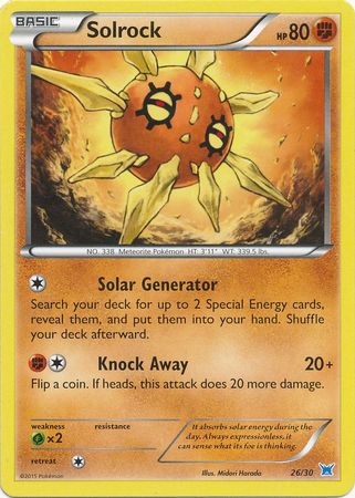 Solrock (26/30) [XY: Trainer Kit 2 - Latios] | Good Games Cannington