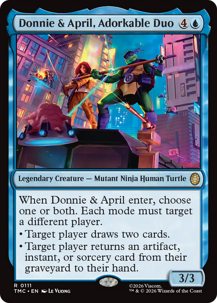 Donnie & April, Adorkable Duo [Teenage Mutant Ninja Turtles Commander] | Good Games Cannington