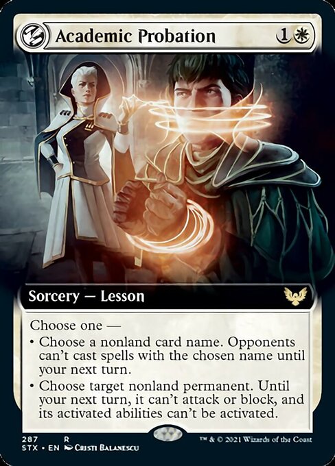 Academic Probation (Extended Art) [Strixhaven: School of Mages] | Good Games Cannington