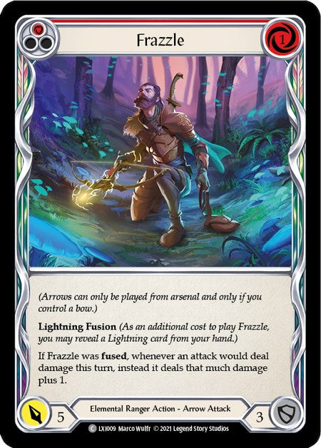 Frazzle (Red) [LXI009] (Tales of Aria Lexi Blitz Deck)  1st Edition Normal | Good Games Cannington