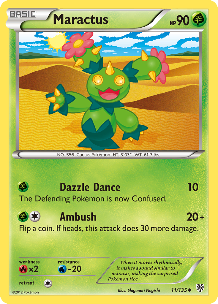 Maractus (11/135) [Black & White: Plasma Storm] | Good Games Cannington