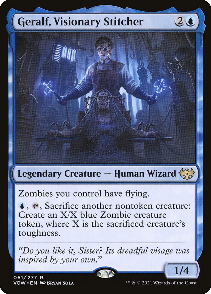 Geralf, Visionary Stitcher 61/277 (Innistrad: Crimson Vow)  - Foil | Good Games Cannington