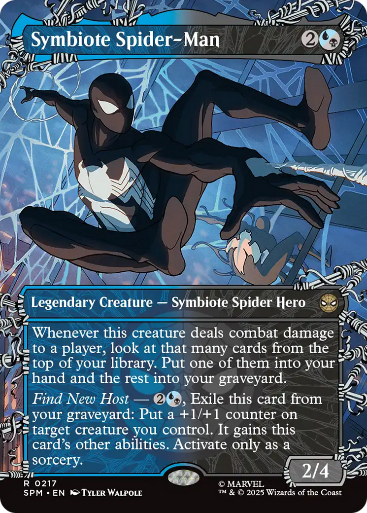 Symbiote Spider-Man (Borderless) [Marvel's Spider-Man] | Good Games Cannington