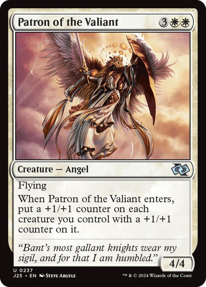 Patron of the Valiant 237 (Foundations Jumpstart)  | Good Games Cannington