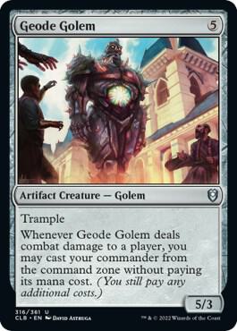 Geode Golem 316/361 (Commander Legends: Battle for Baldur's Gate)  | Good Games Cannington