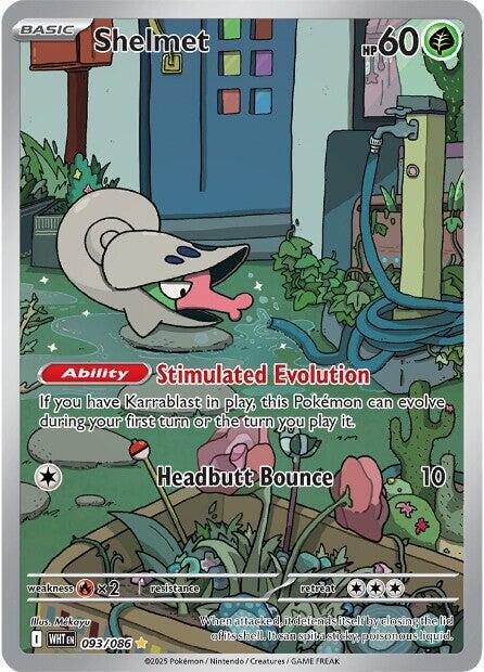 Shelmet 093/086 (SV: White Flare)  - Holofoil | Good Games Cannington