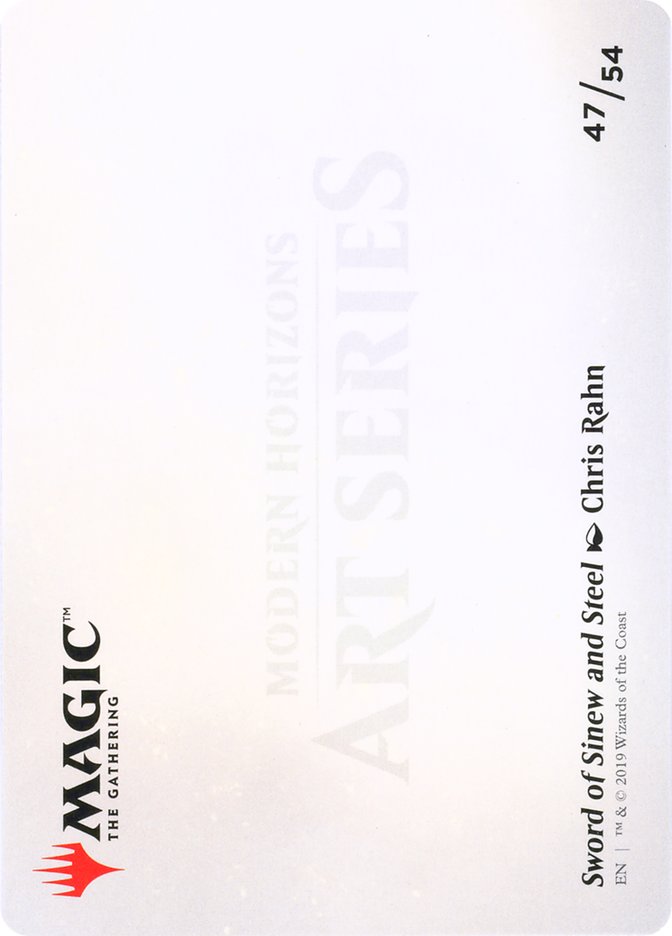 Sword of Sinew and Steel // Sword of Sinew and Steel [Modern Horizons Art Series] | Good Games Cannington