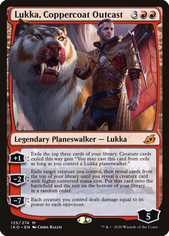 Lukka, Coppercoat Outcast 125 (Ikoria: Lair of Behemoths)  | Good Games Cannington