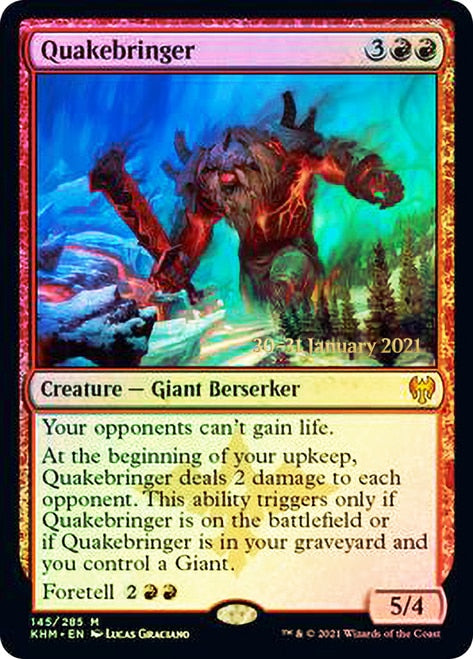 Quakebringer [Kaldheim Prerelease Promos] | Good Games Cannington