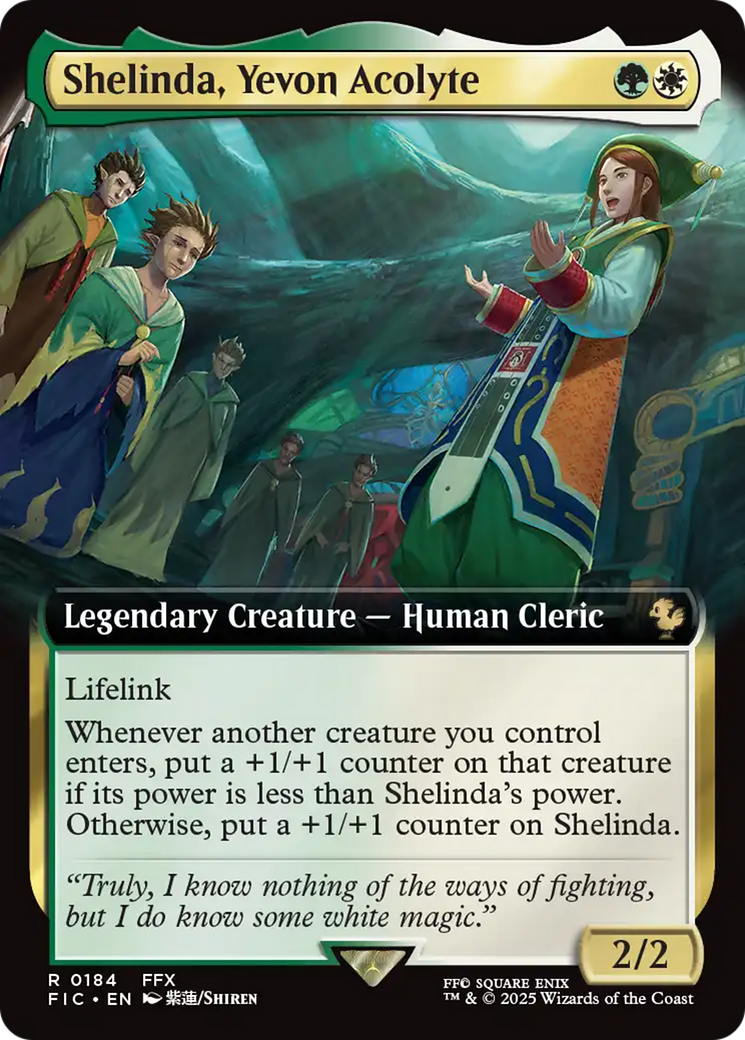 Shelinda, Yevon Acolyte (Extended Art) [FINAL FANTASY Commander] | Good Games Cannington