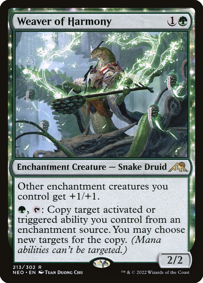 Weaver of Harmony 213/302 (Kamigawa: Neon Dynasty)  - Foil | Good Games Cannington