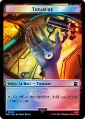 Human Noble // Treasure (0062) Double-Sided Token (Surge Foil) [Doctor Who Tokens] | Good Games Cannington