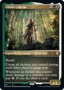 Ohabi Caleria Foil Etched 58 (Commander: Dominaria United)  - Foil | Good Games Cannington