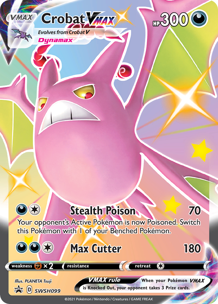 Crobat VMAX (SWSH099) [Sword & Shield: Black Star Promos] | Good Games Cannington